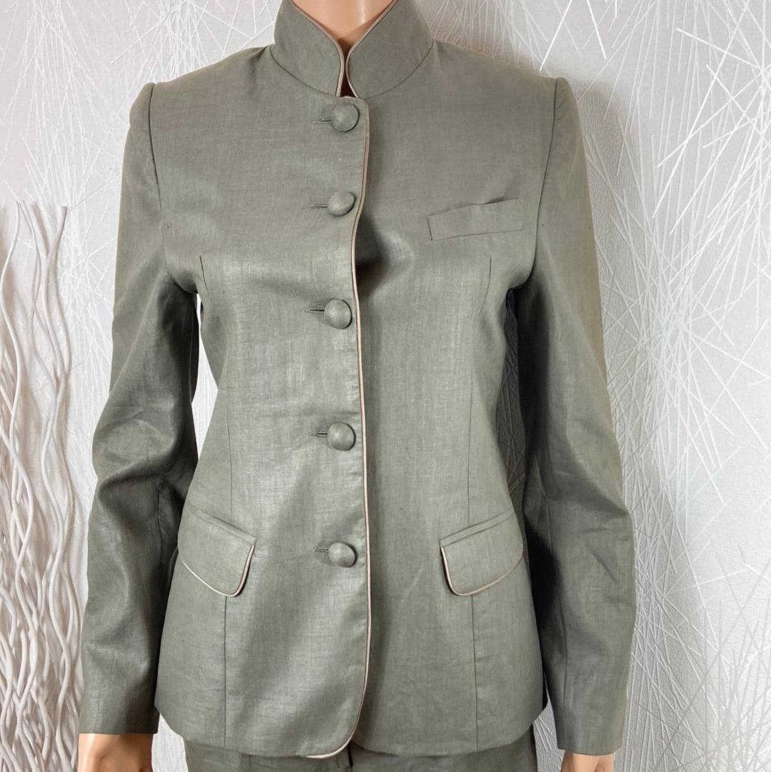Ensemble tailleur pantalon en lin pour femme Tabala Paris - Offre-Unique