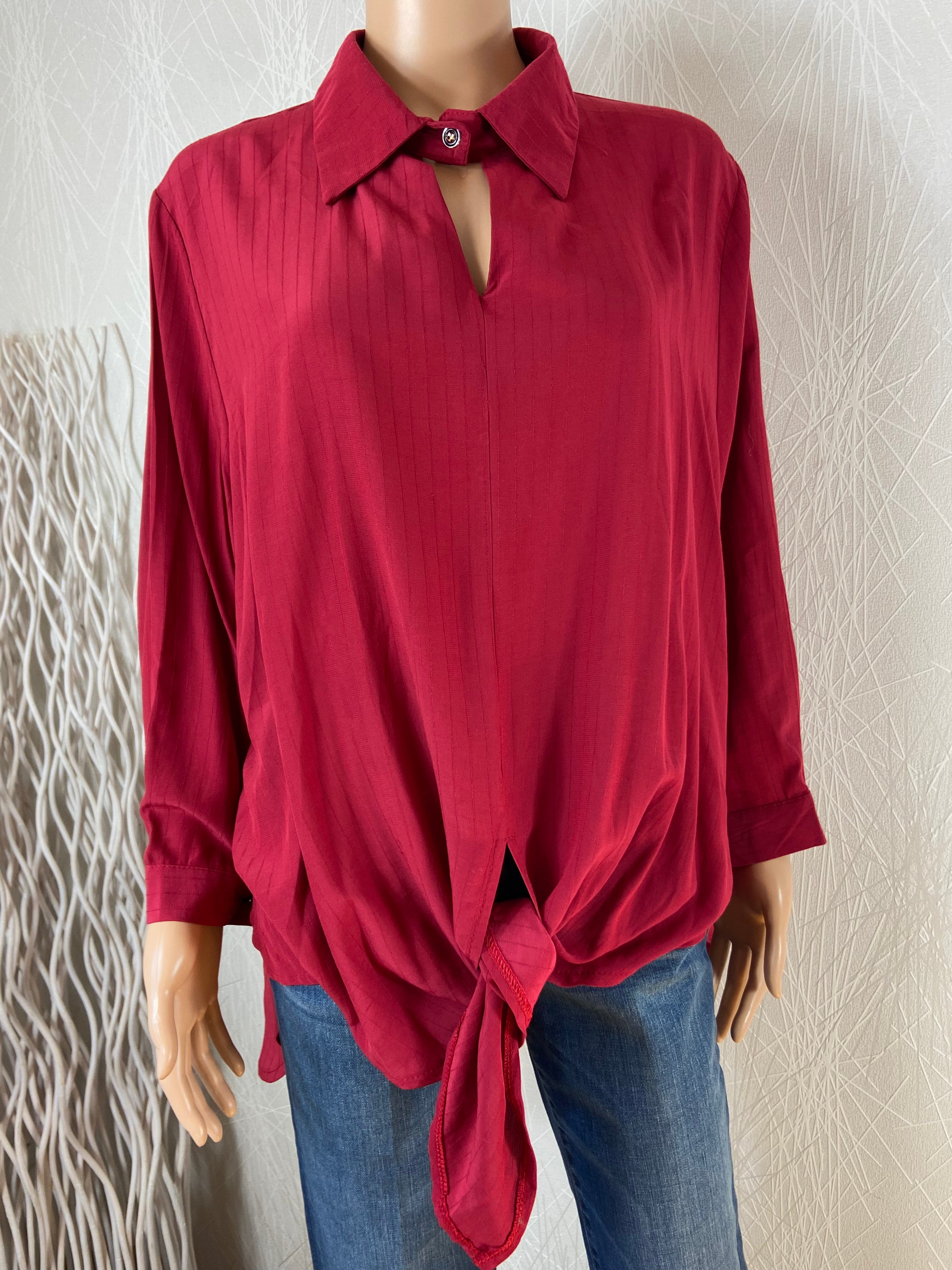 Blouse Neslay bordeaux ample