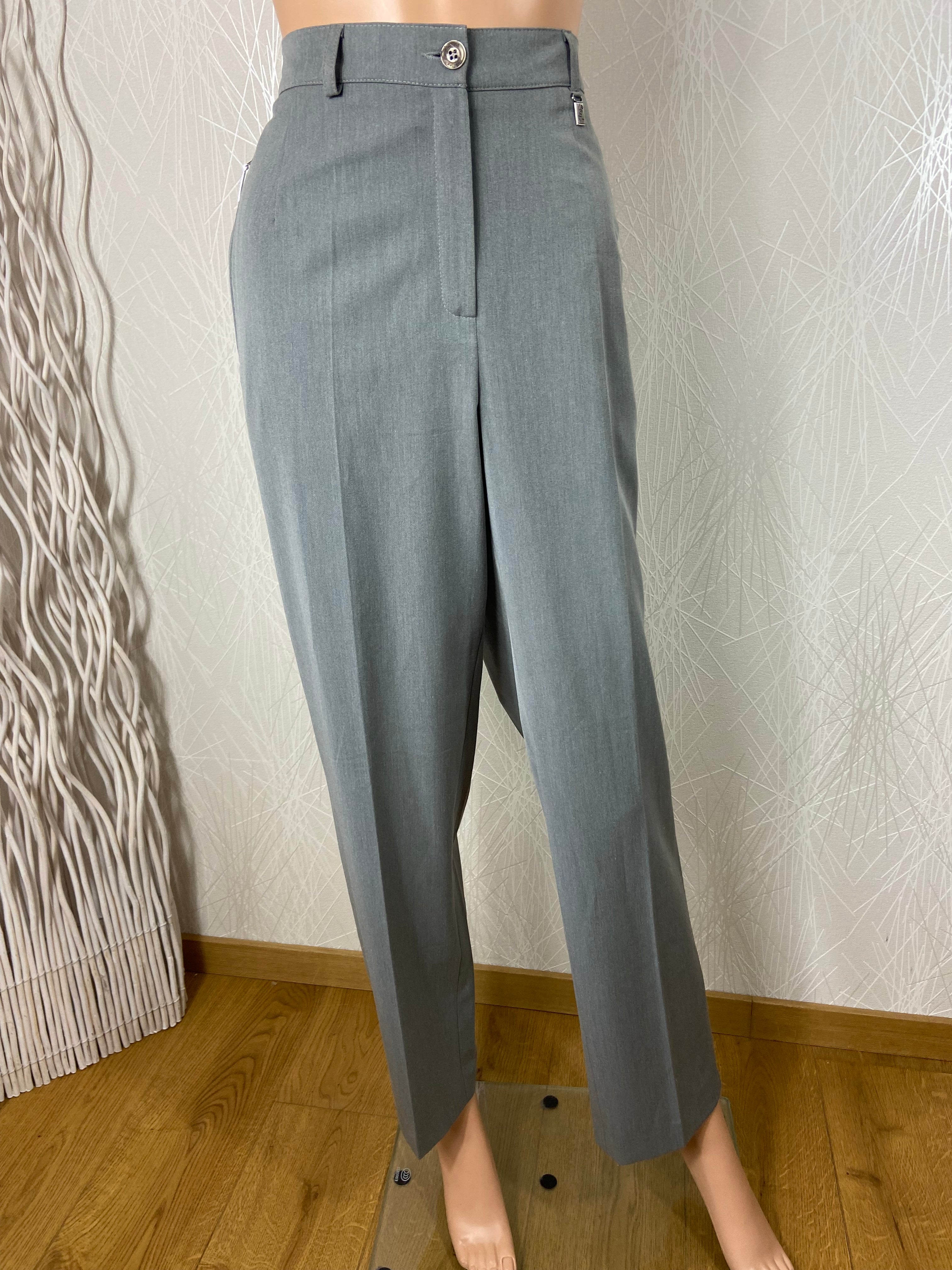 Pantalon gris habillé femme Ulla Popken