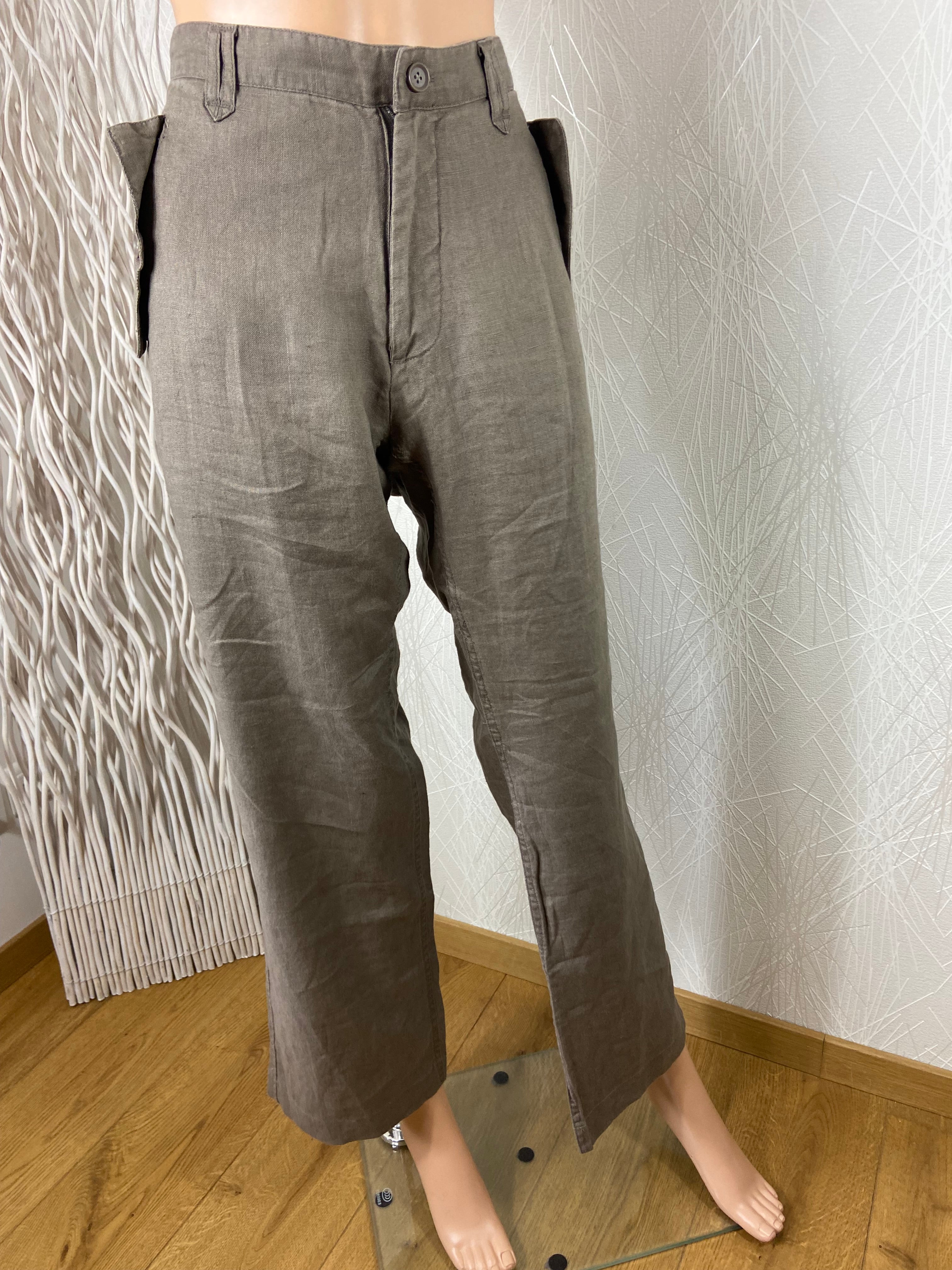 Pantalon lin pour femme H&M