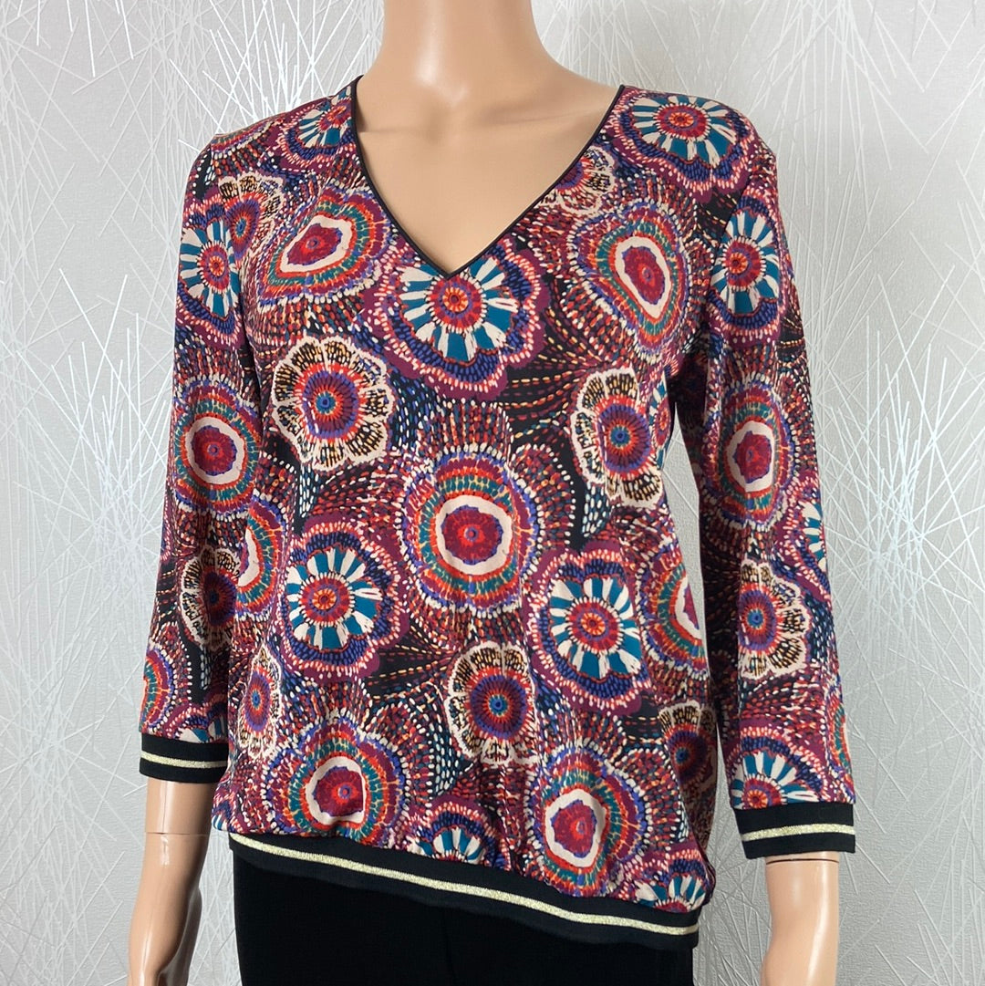 Blouse fleurie fabriqué en france