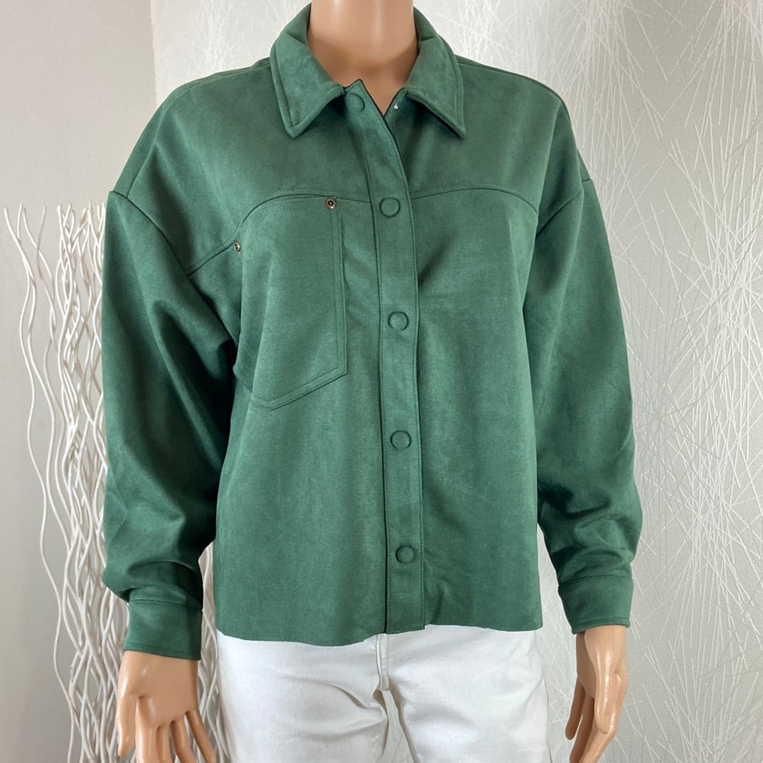 Chemise verte femme Bydosa Shirt B.Young - Offre-Unique