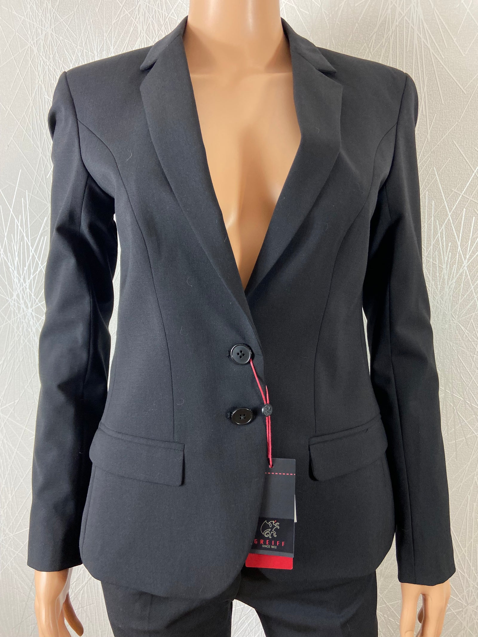 Veste blazer noire femme style busiess Slim Fit GREIFF