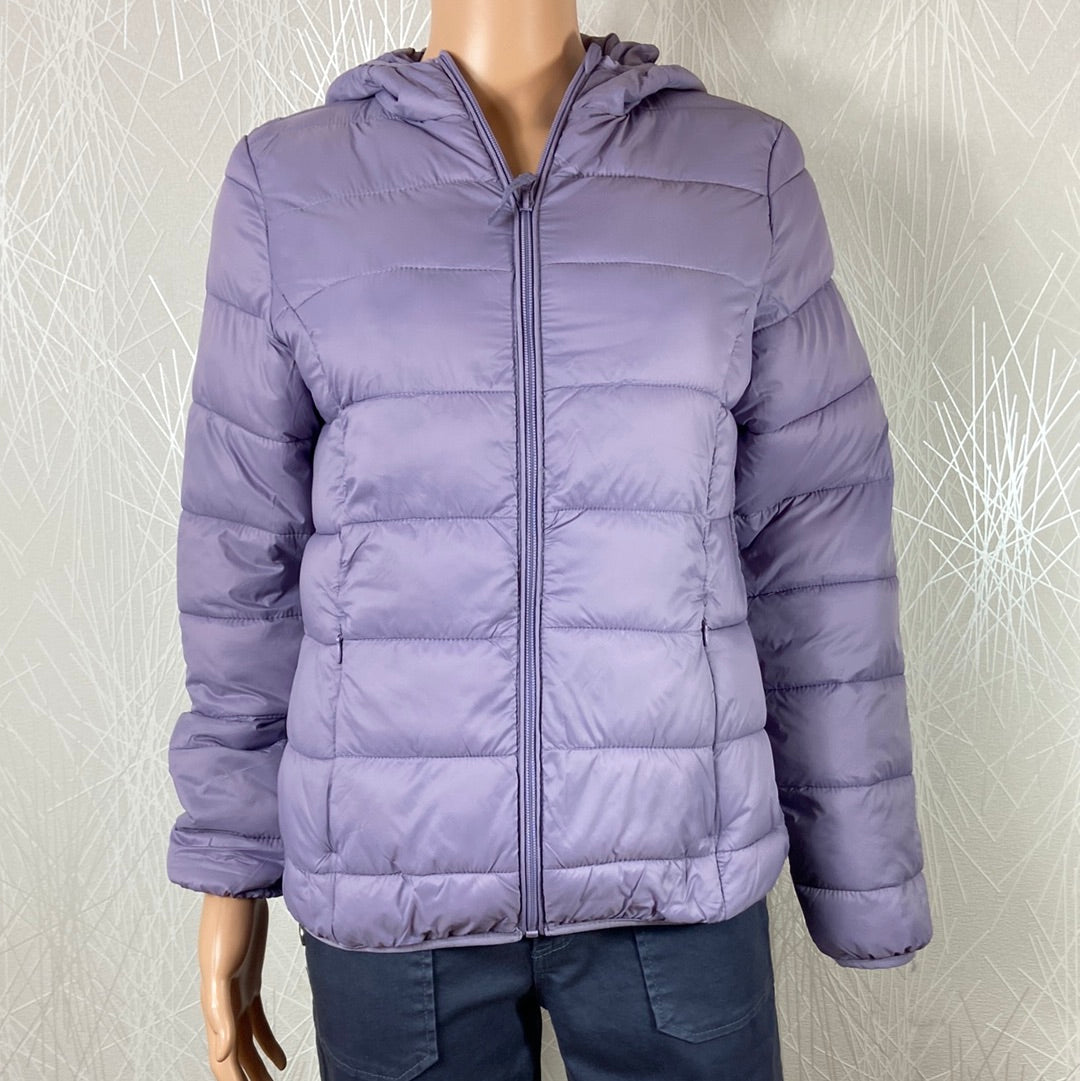 Manteau veste matelassé veste doudoune capuche violet modèle Bybelena Jacket B.Young - Offre-Unique