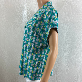 Chemise femme manches courtes motif vintage Surkana