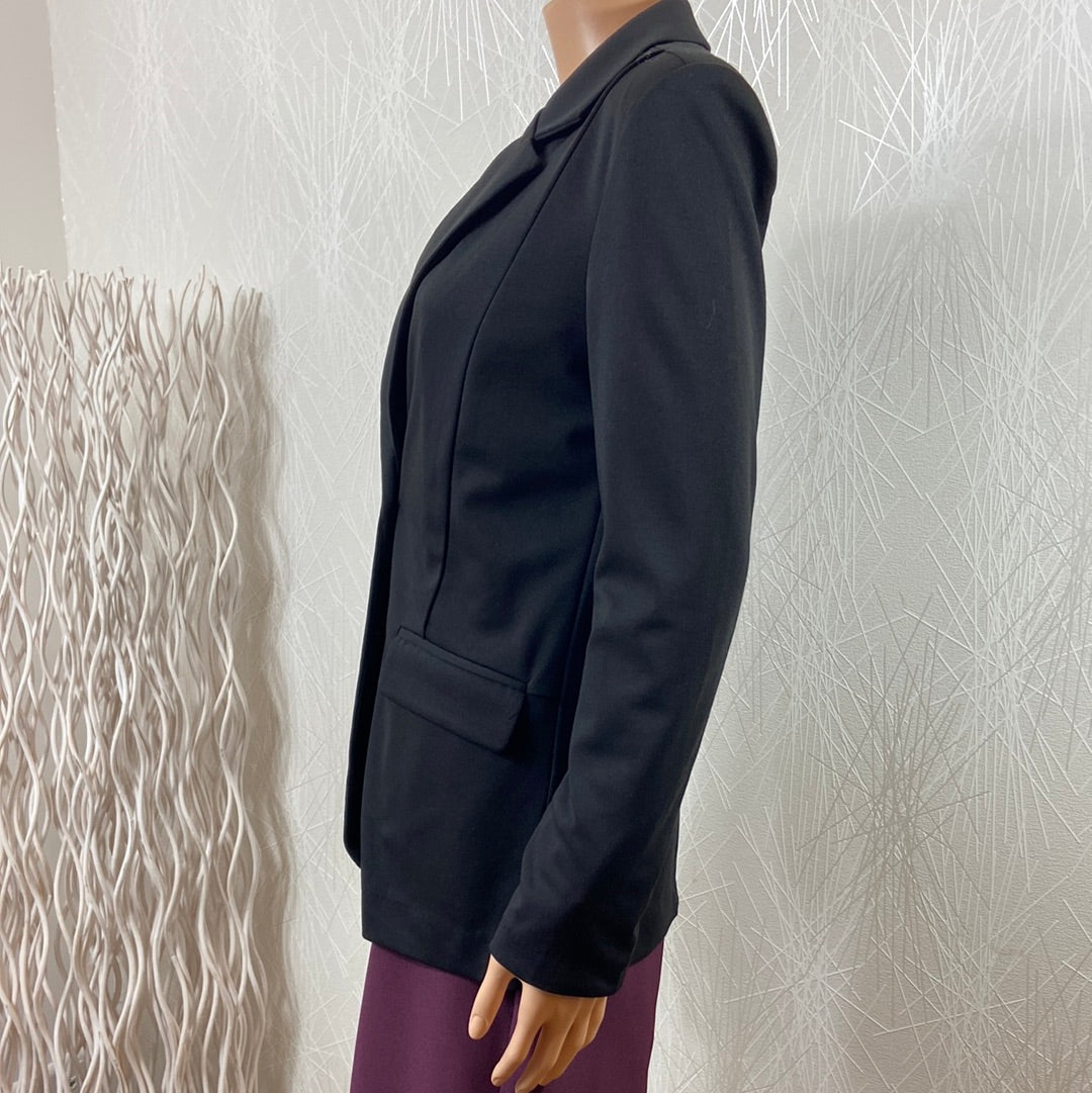 Veste longue blazer noir modèle Ihkate Long Ichi