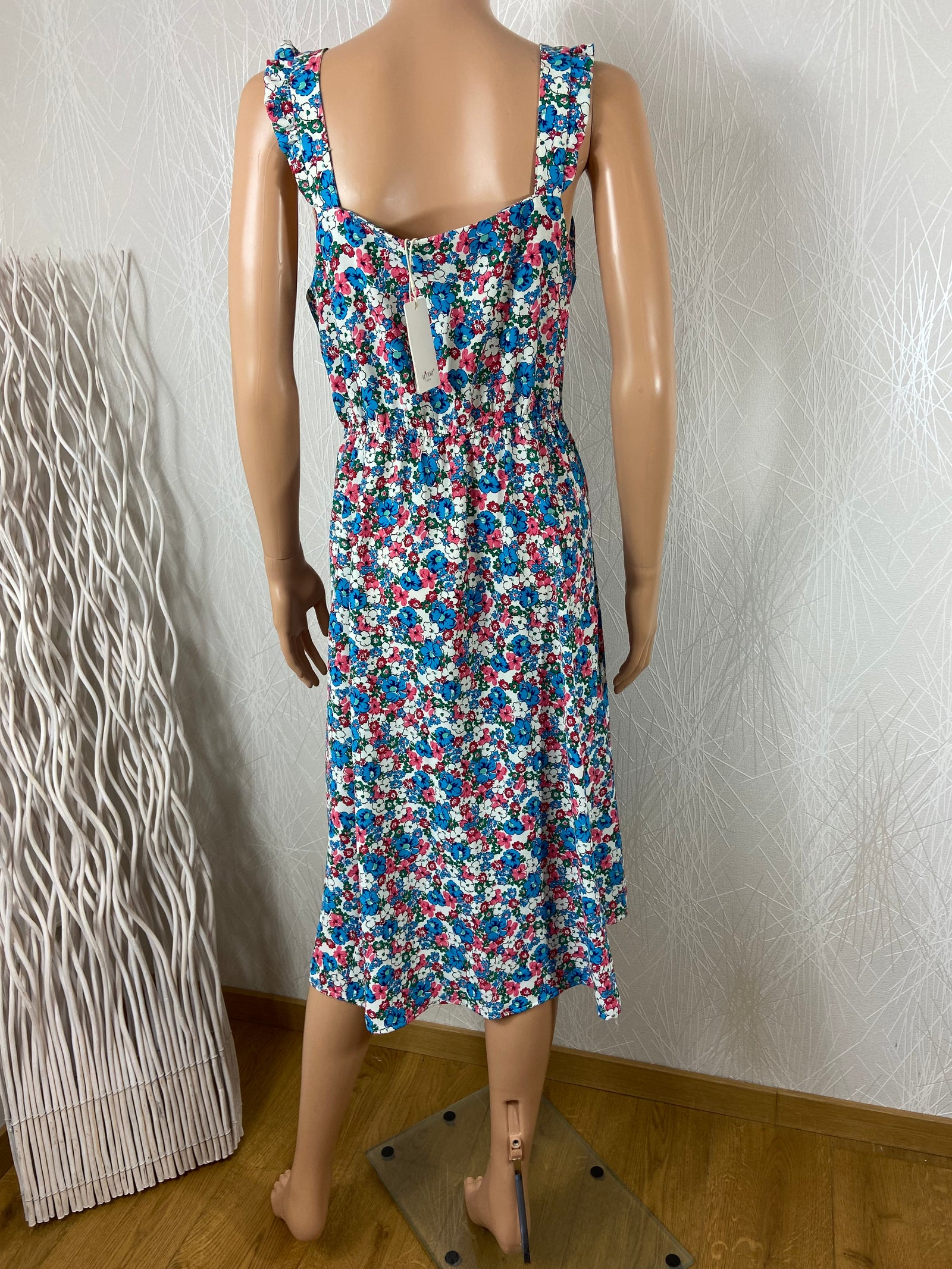 Robe longues à bretelles motifs fleurs Y Coo