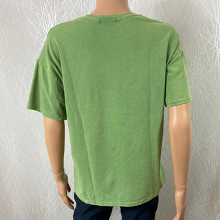 T-shirt vert manches courtes style vintage 70's Les Impatientes