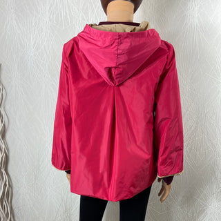 Veste rose imperméable femme capuche Studio Birkin