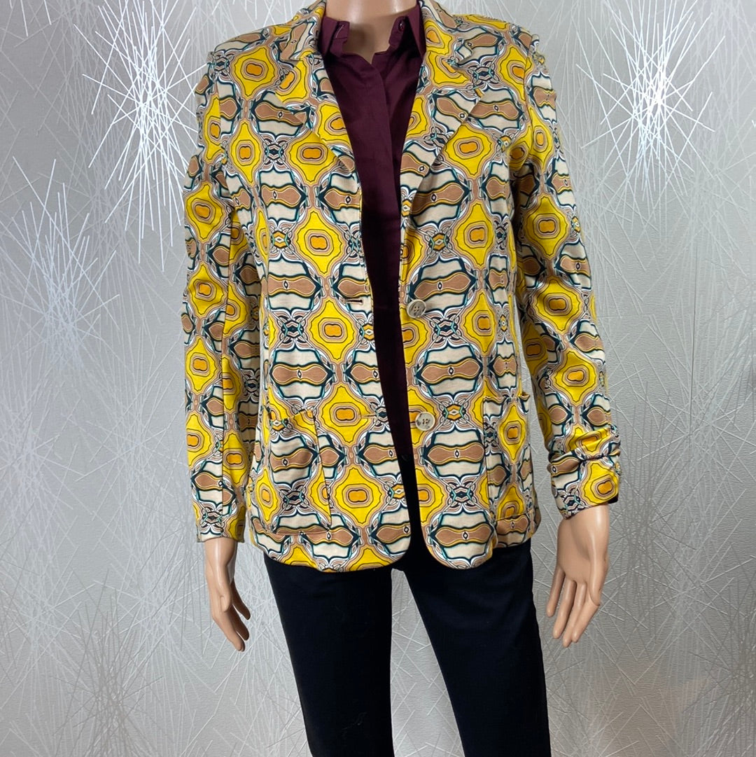 Veste femme doublée multicolore style vintage 70's Surkana - Offre-Unique