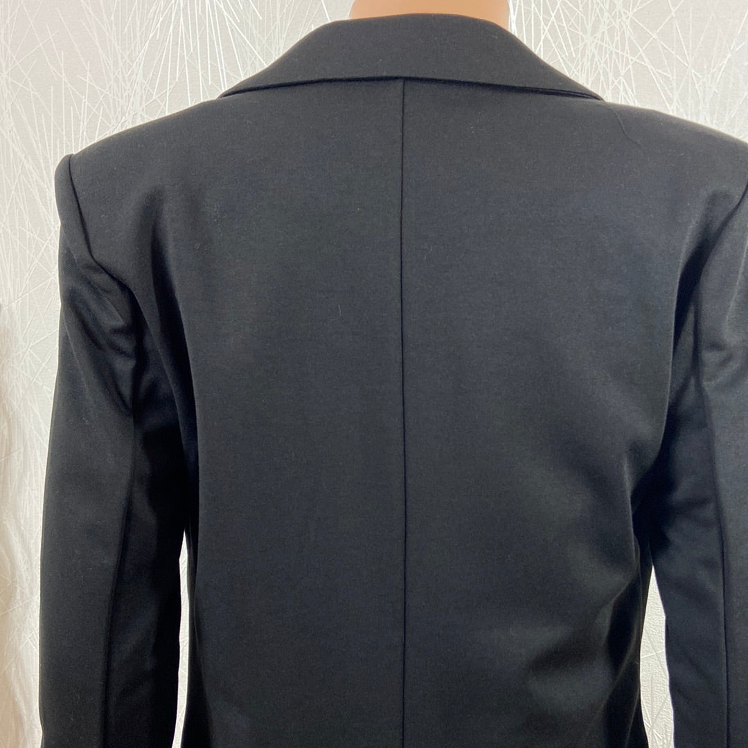 Veste longue blazer noir modèle Ihkate Long Ichi