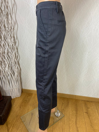 Pantalon chino coton stretch gris taupe Sarah John
