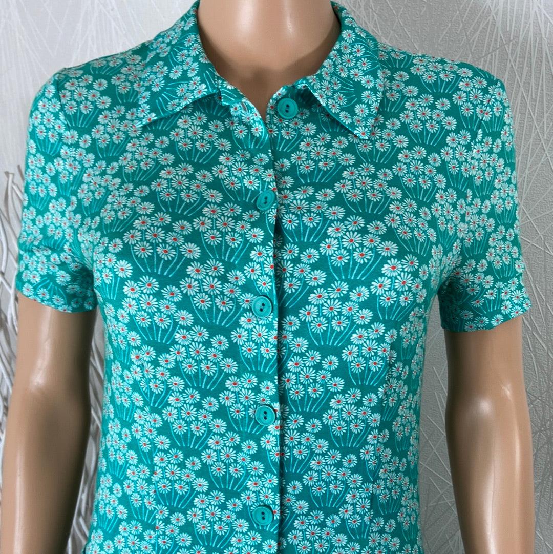 Robe fleurie bleu turquoise style vintage 60's Isidora Who’s That Girl - Offre-Unique