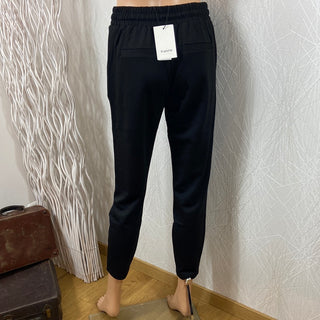 Pantalon taille haute élastique avec cordon Rizetta Crop Pants B.Young