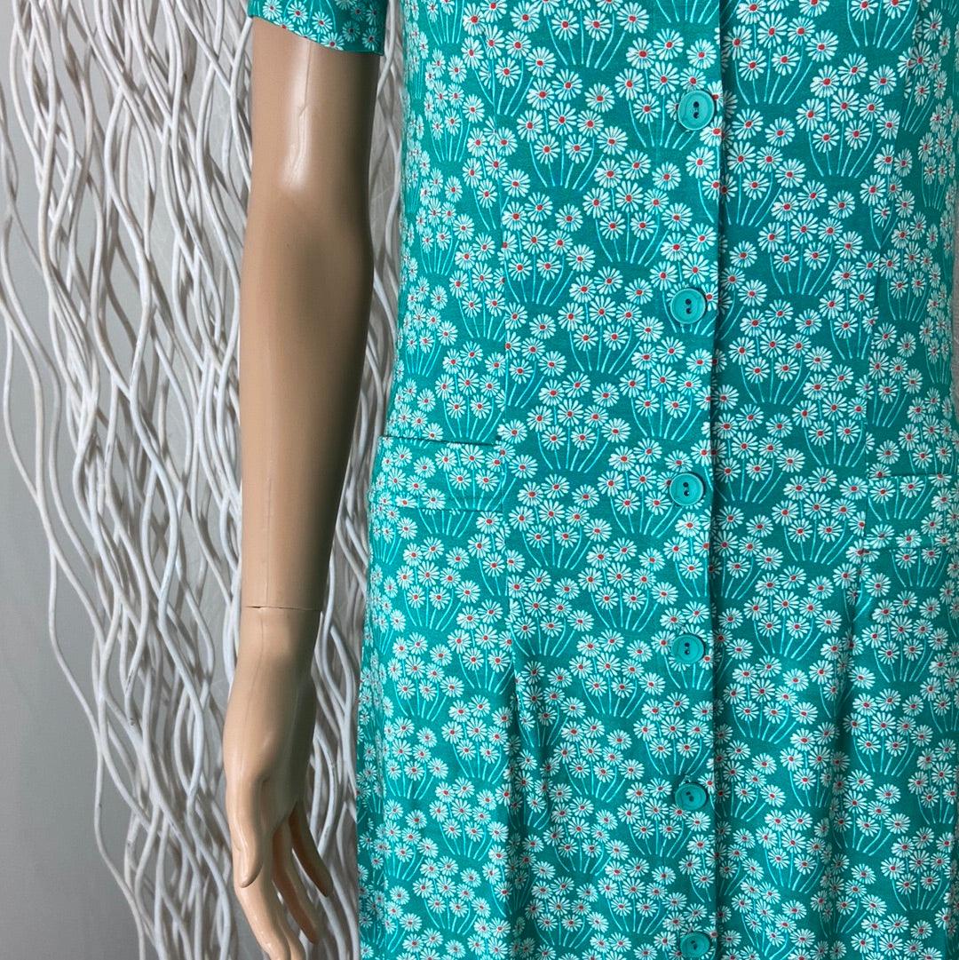 Robe fleurie bleu turquoise style vintage 60's Isidora Who’s That Girl - Offre-Unique