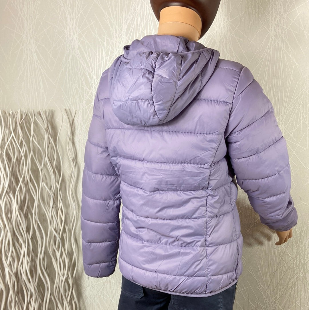 Manteau veste matelassé veste doudoune capuche violet modèle Bybelena Jacket B.Young