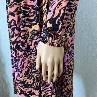 Robe manches longues rose motif tigre Byjosa Tunic Dress B.Young