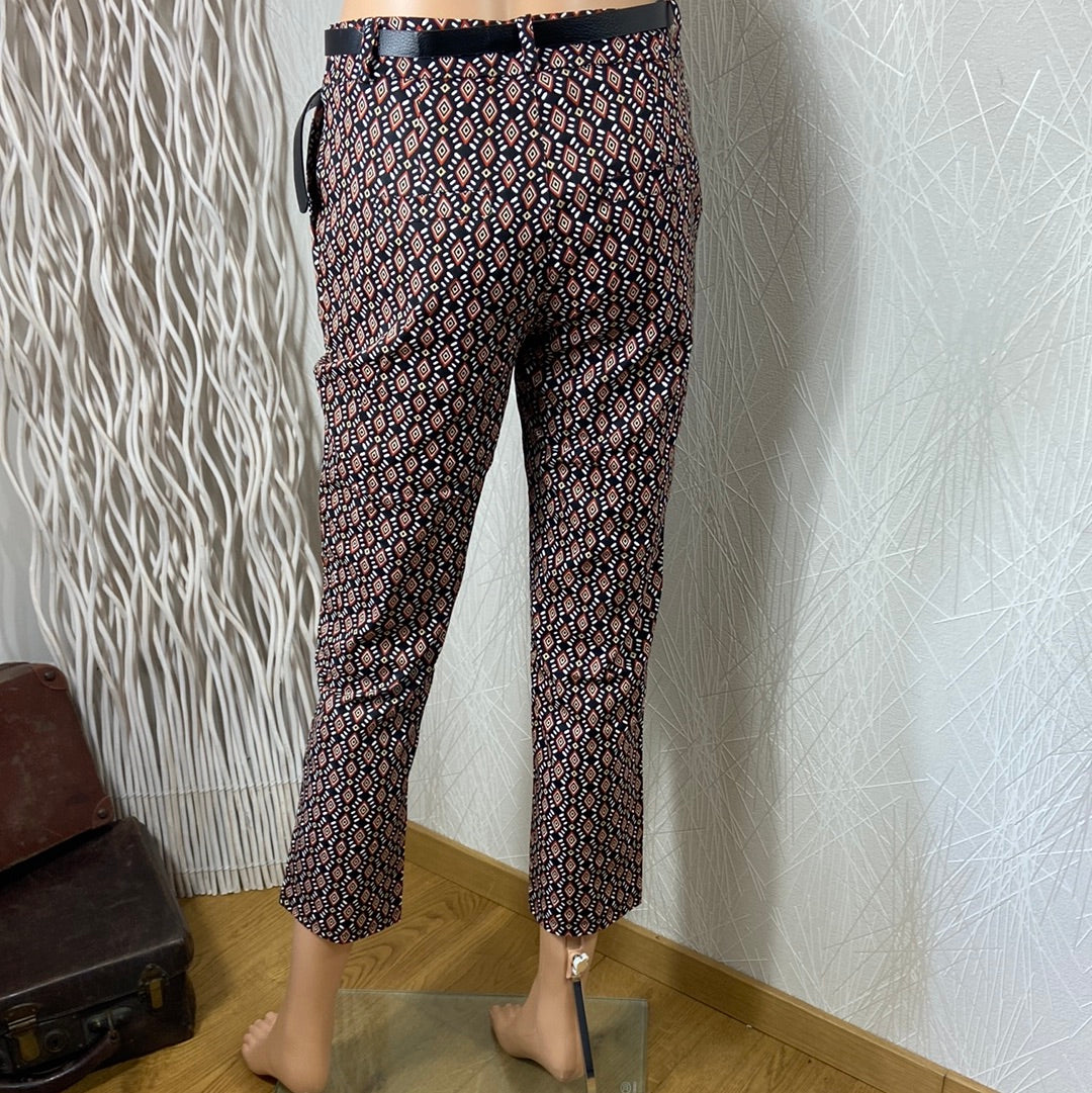 Pantalon coton léger taille mi-haute Les Impatientes