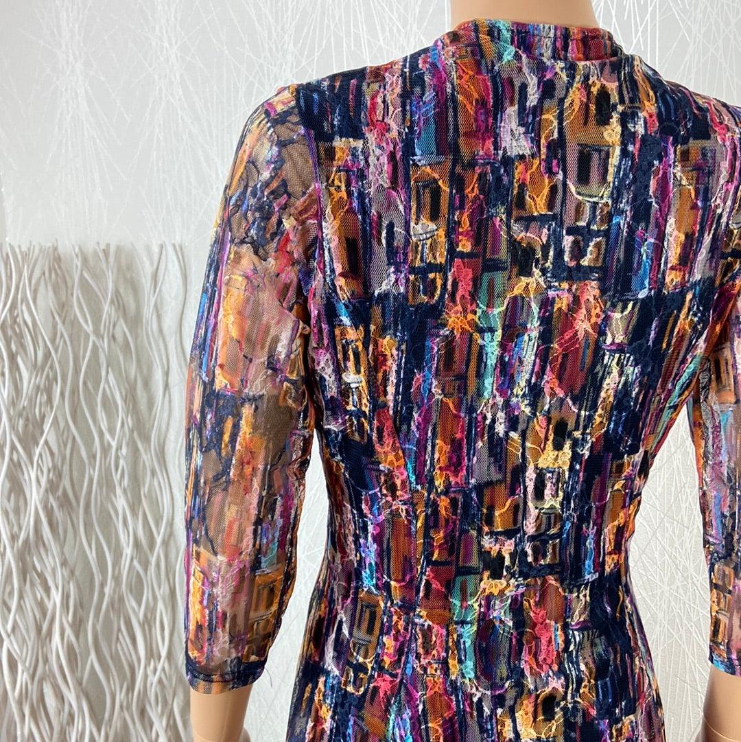 Robe doublée multicolore Le Singe de Julie - Offre-Unique