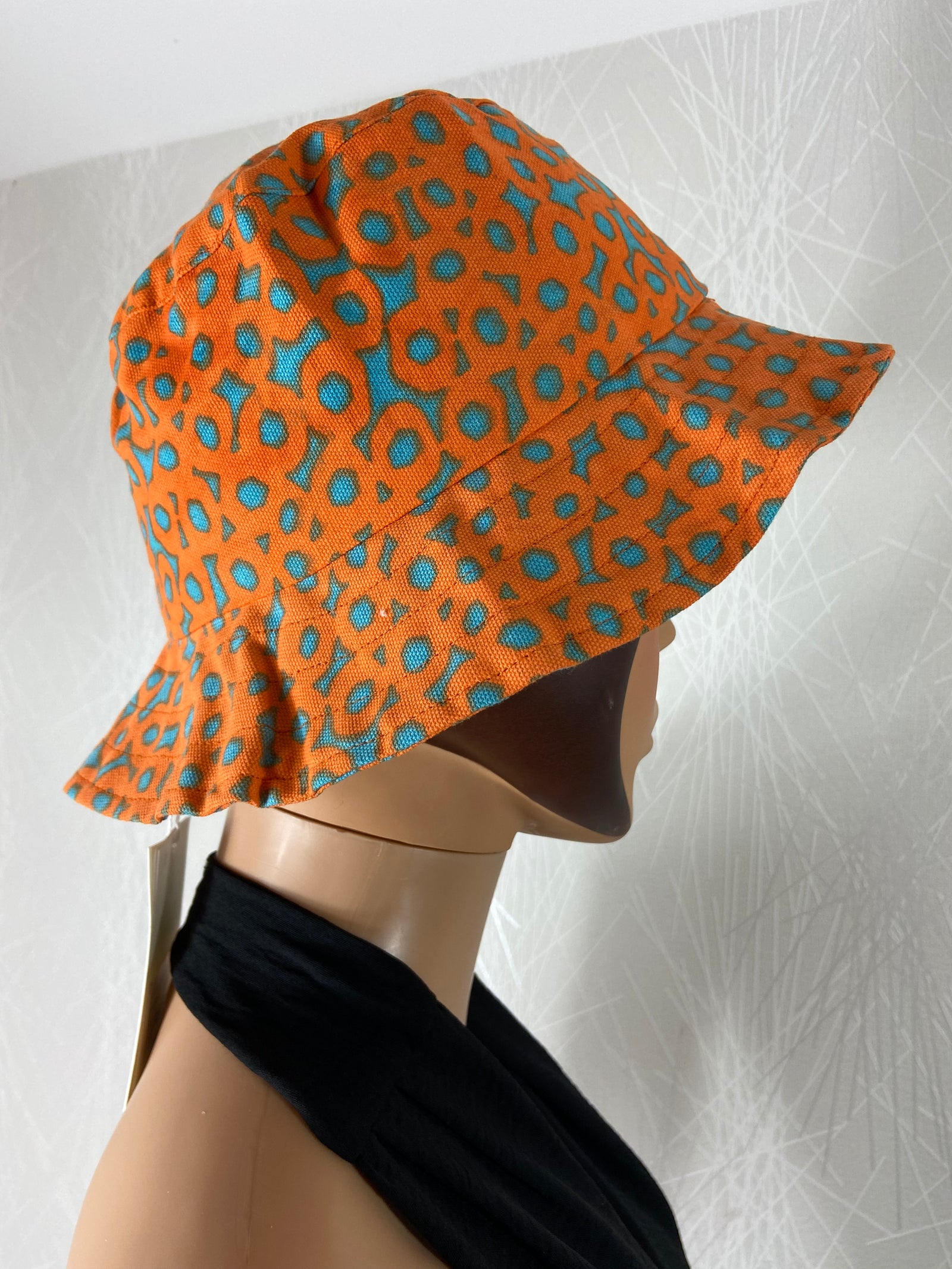 Chapeau bob coton femme style vintage 70's  Surkana