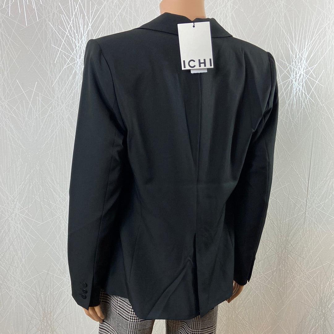 Veste blazer femme doublée noire classique Ihlexi Bl Ichi - Offre-Unique