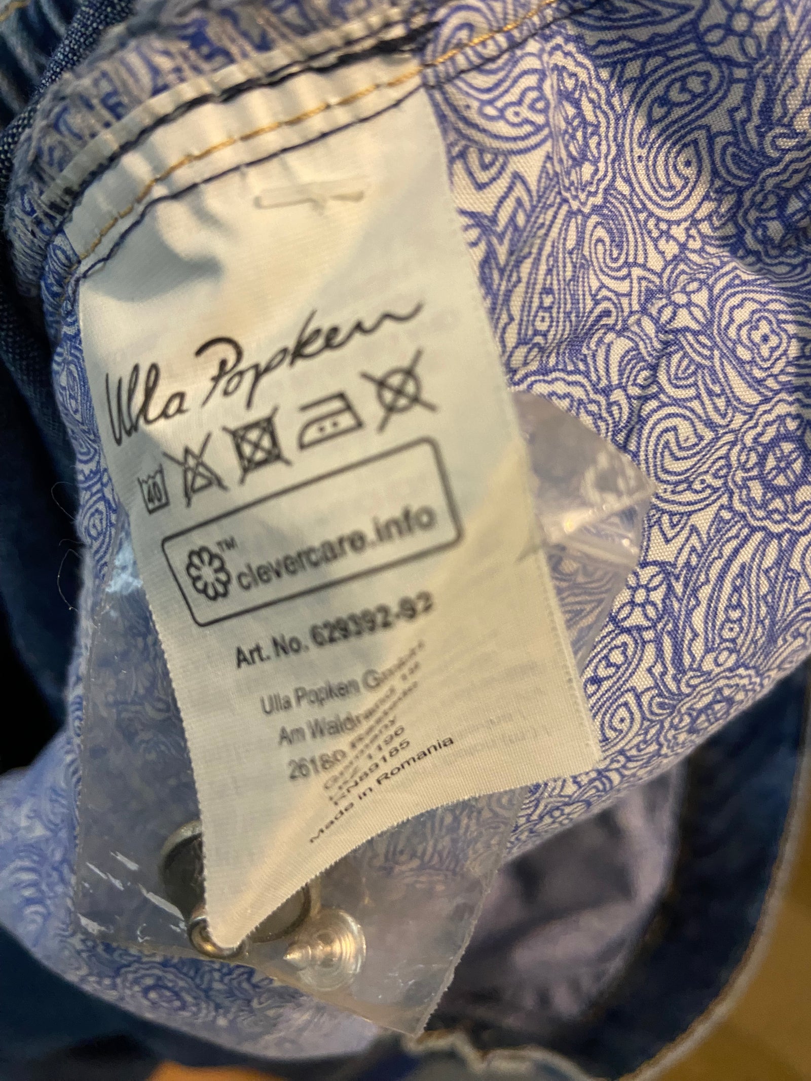 Jeans taille haute élastique coupe droite Ulla Popken