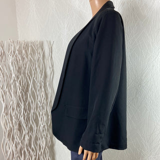 Veste Femme blazer noir coupe droite doublé New Collection