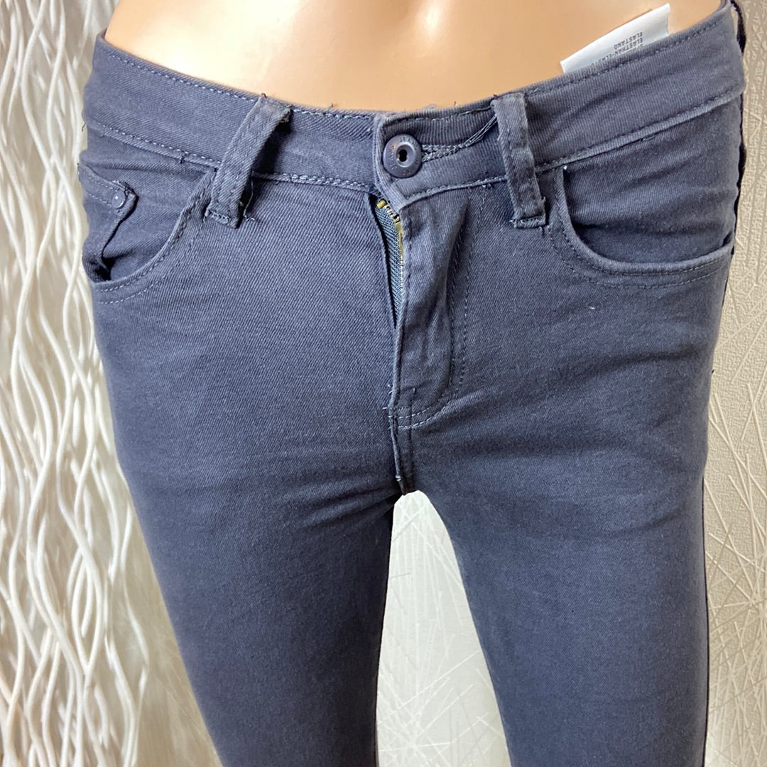 Jeans slim femme couleur violet prune taille normale Miss Sister