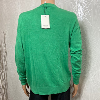 Pull fin vert modèle Bymmpimba Vneck B.Young