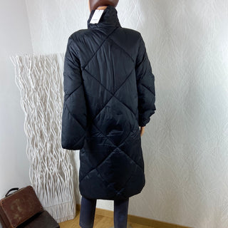 Manteau noir long matelassé doudoune modèle Bybomina Jacket B.Young