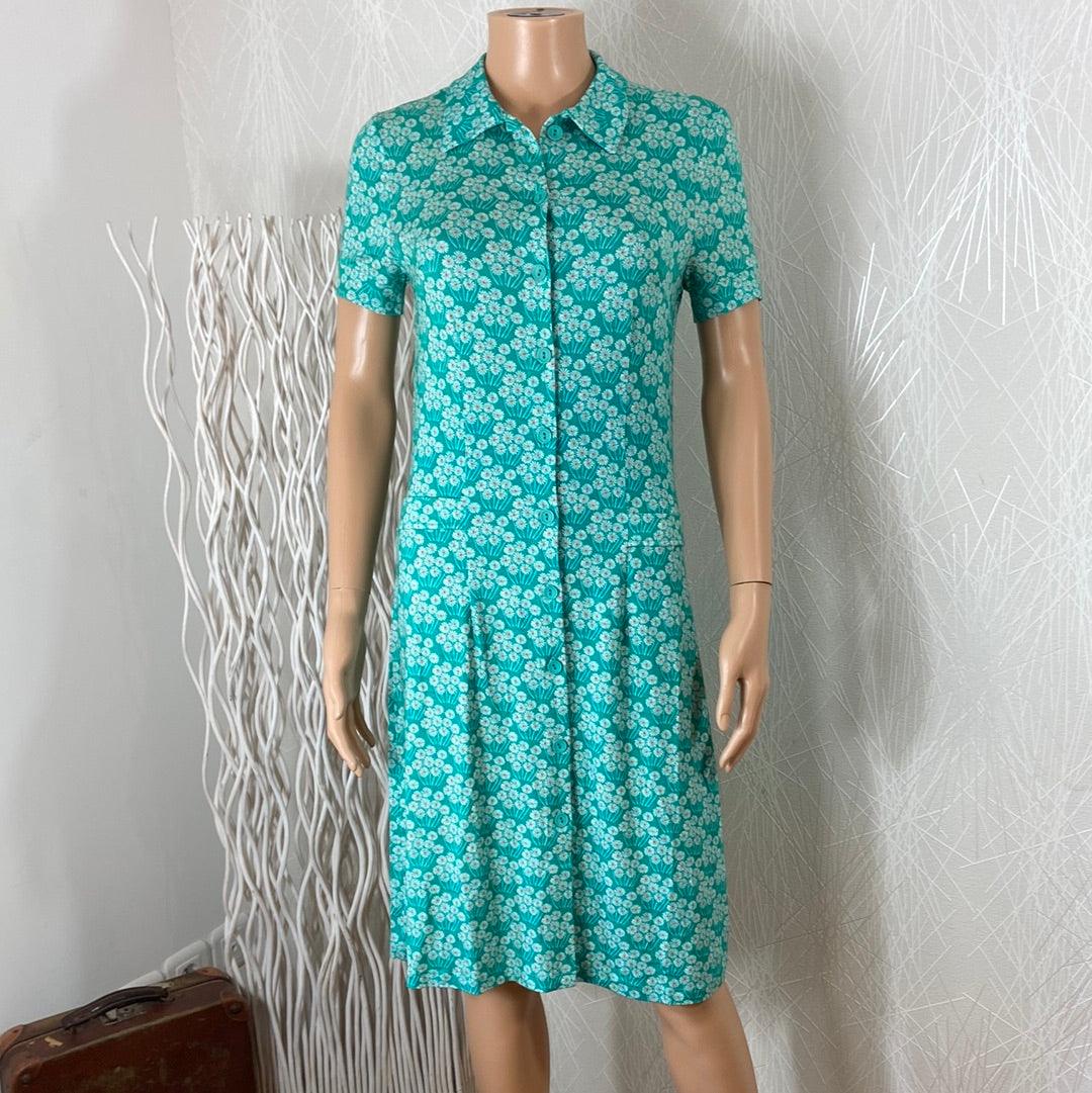 Robe fleurie bleu turquoise style vintage 60's Isidora Who’s That Girl - Offre-Unique