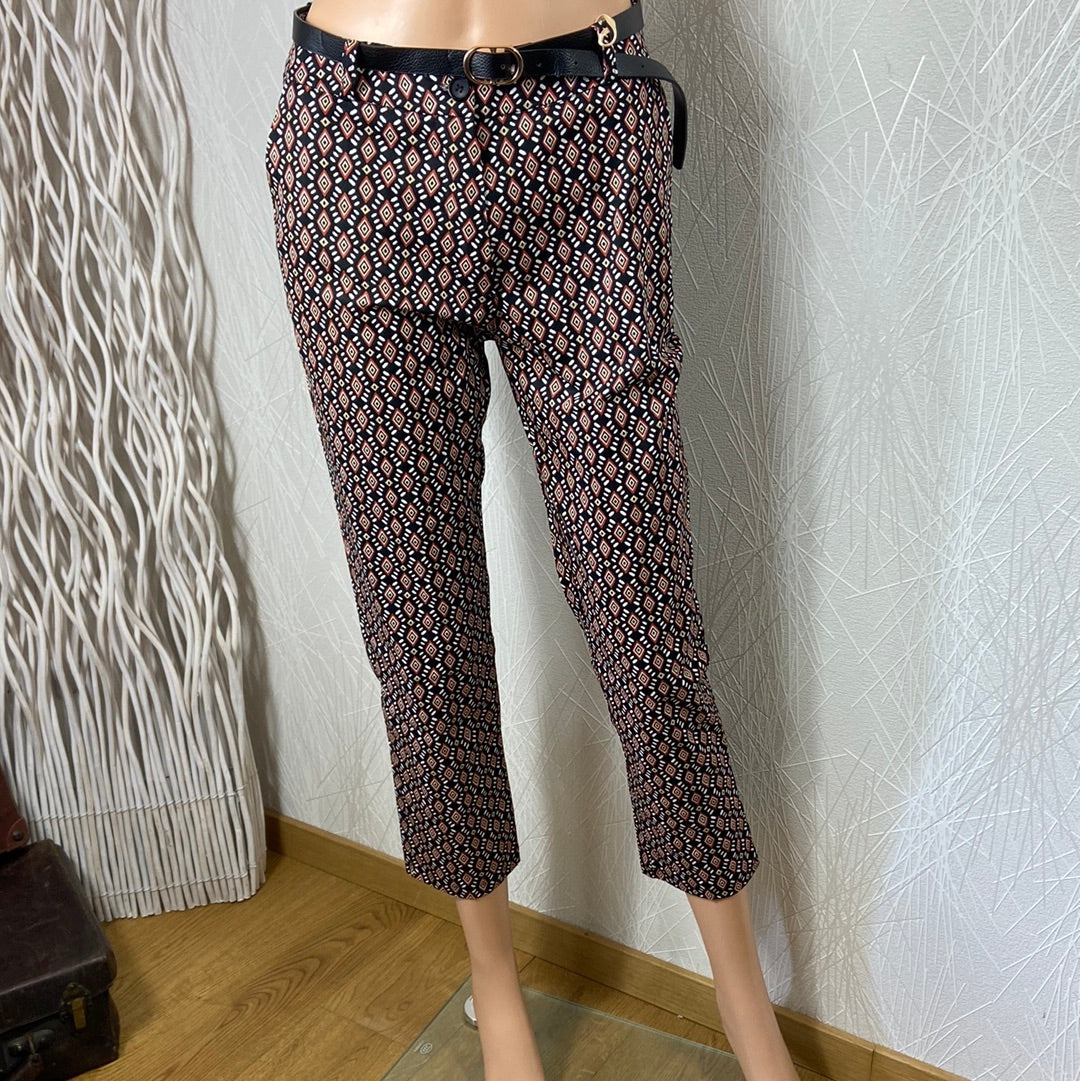 Pantalon coton léger taille mi-haute Les Impatientes