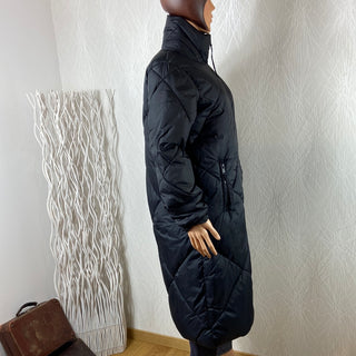 Manteau noir long matelassé doudoune modèle Bybomina Jacket B.Young