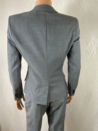 Veste blazer gris clair femme style business Slim Fit gamme 37,5 GREIFF