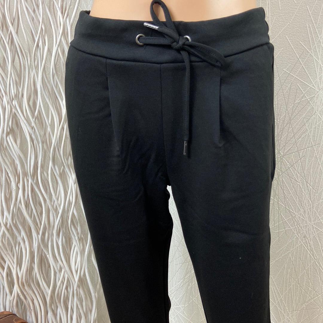 Pantalon taille haute élastique avec cordon Rizetta Crop Pants B.Young - Offre-Unique