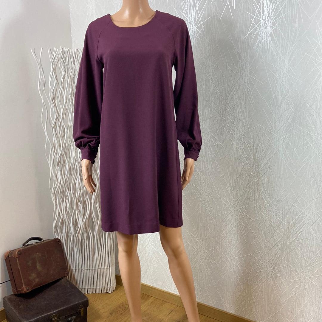 Robe bordeaux goutte d'eau coupe droite modèle Ihbanne Ichi - Offre-Unique