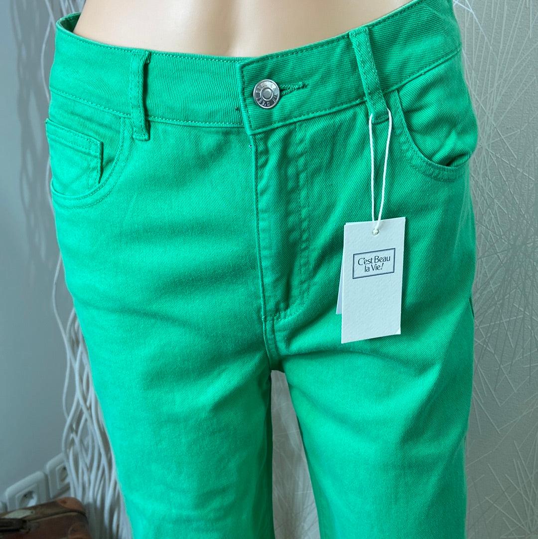 Pantalon coton coupe large taille haute Charlie C’est Beau La Vie - Offre-Unique