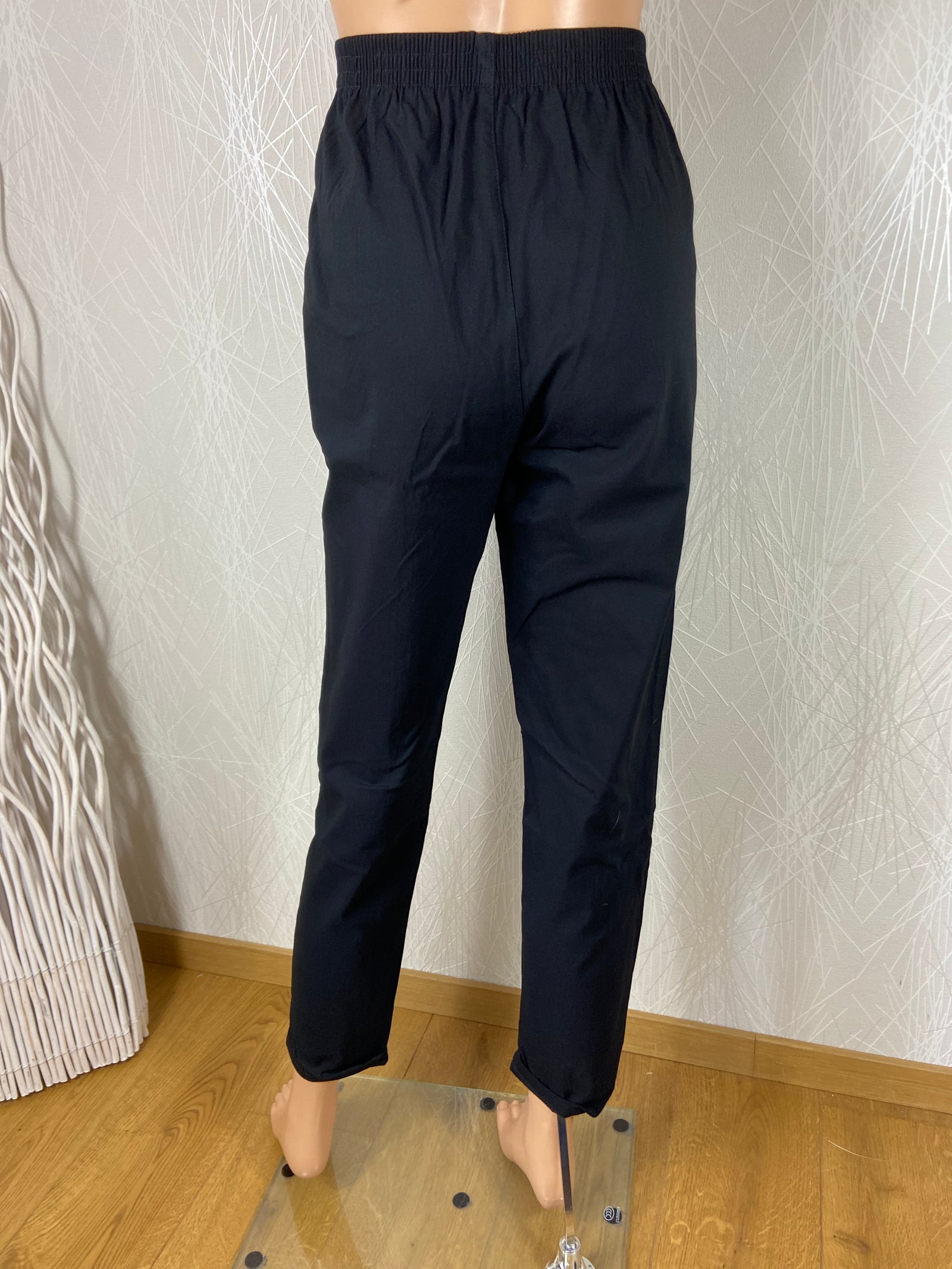 Pantalon imperméable noir intérieur molletonné Jst For My