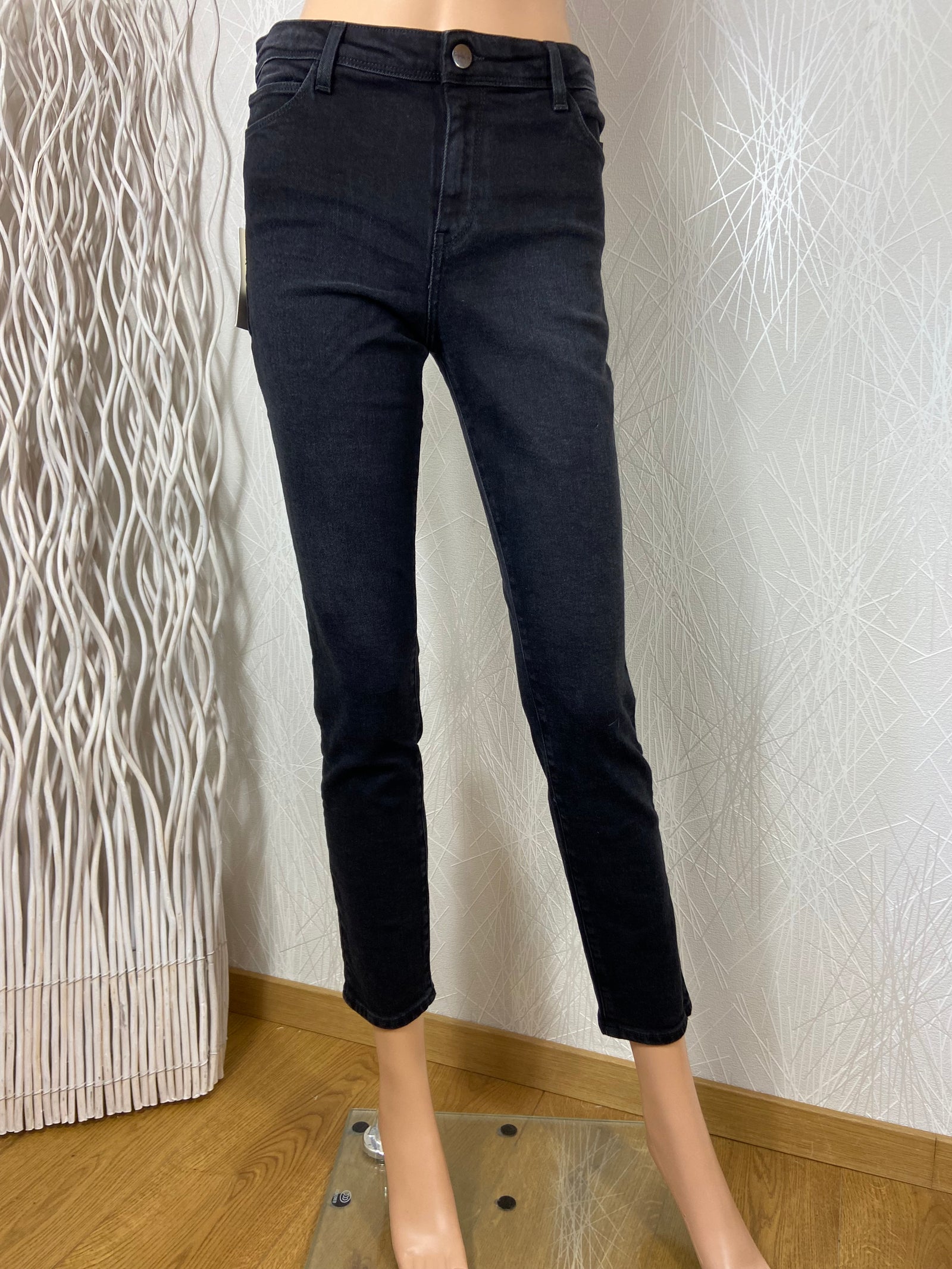 Jean noir stretch coupe regular Acquaverde