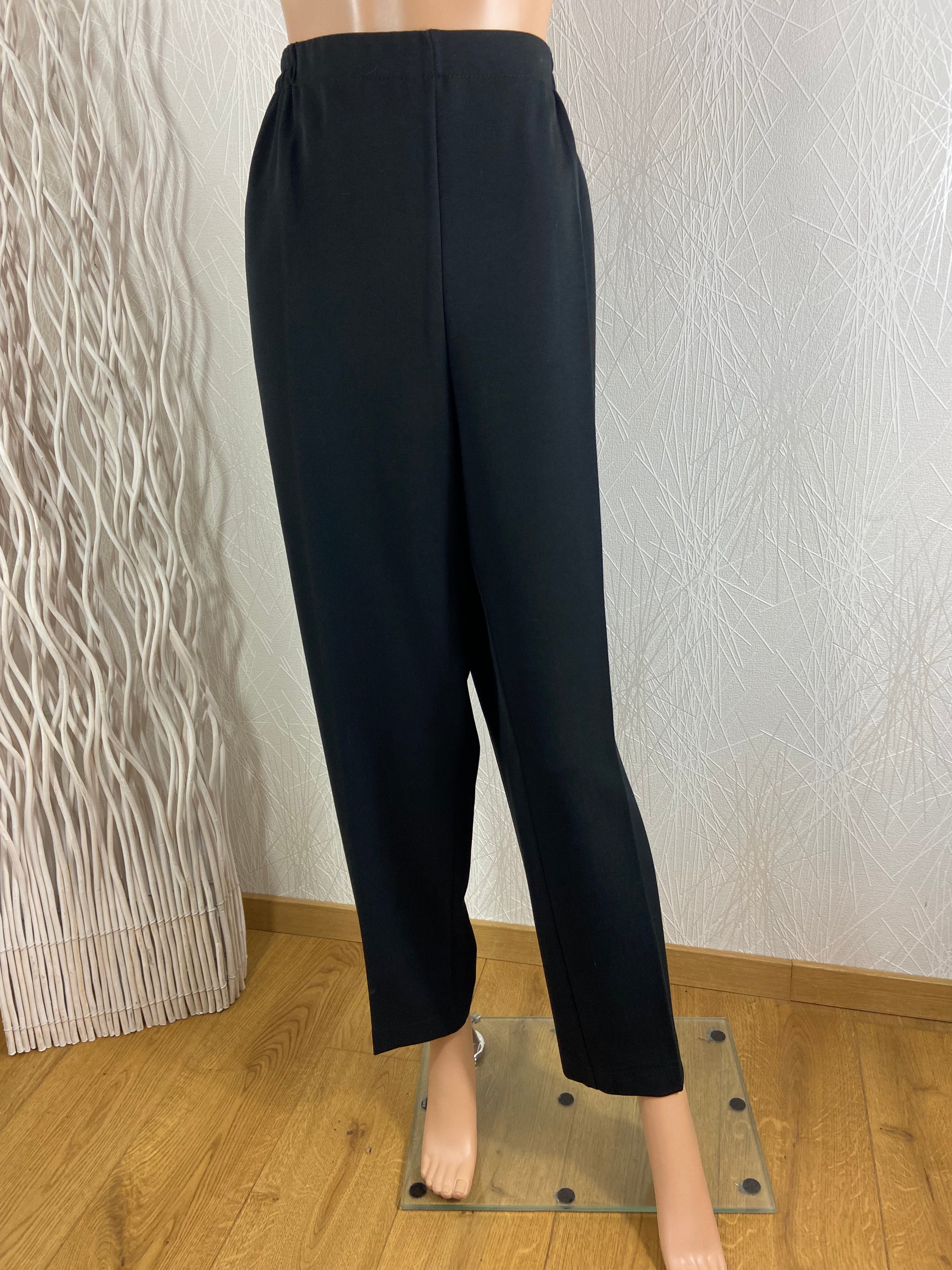 Pantalon femme taille haute élastique fabrication française Atlanta