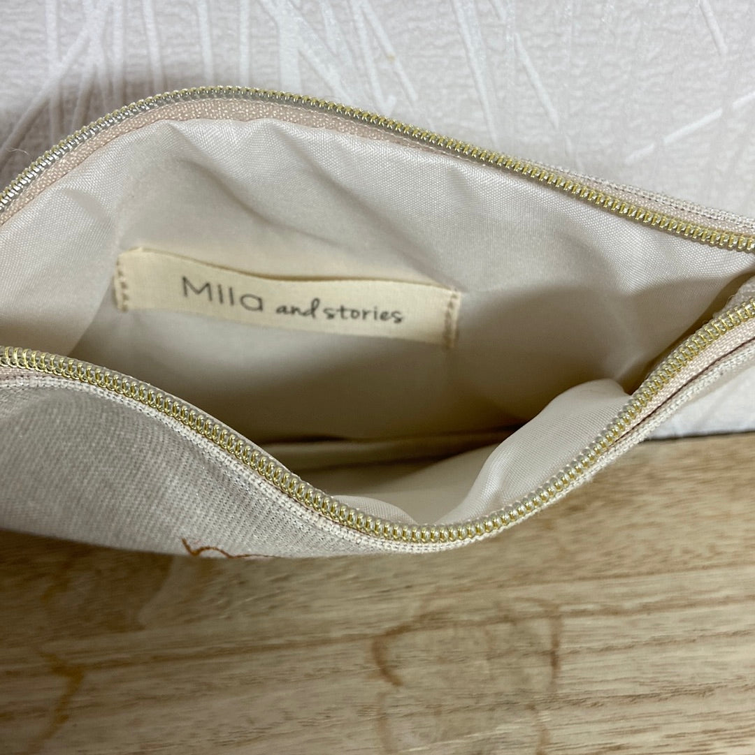 Petite pochette argentée dorée Mojito Addict Mila