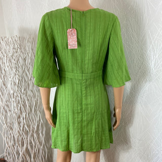 Robe coton légère courte verte Traffic People