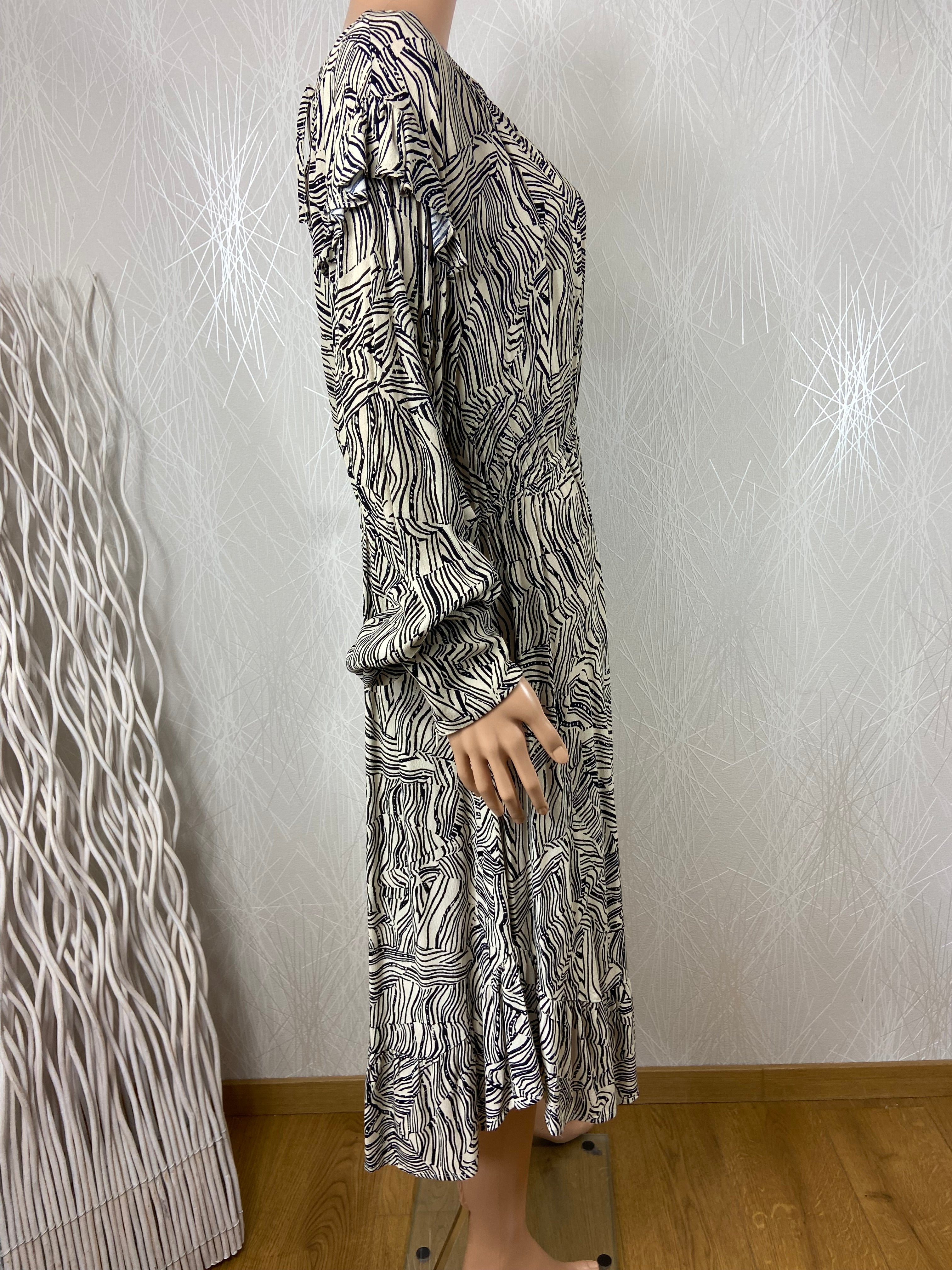 Robe midi col rond taille élastique Desires