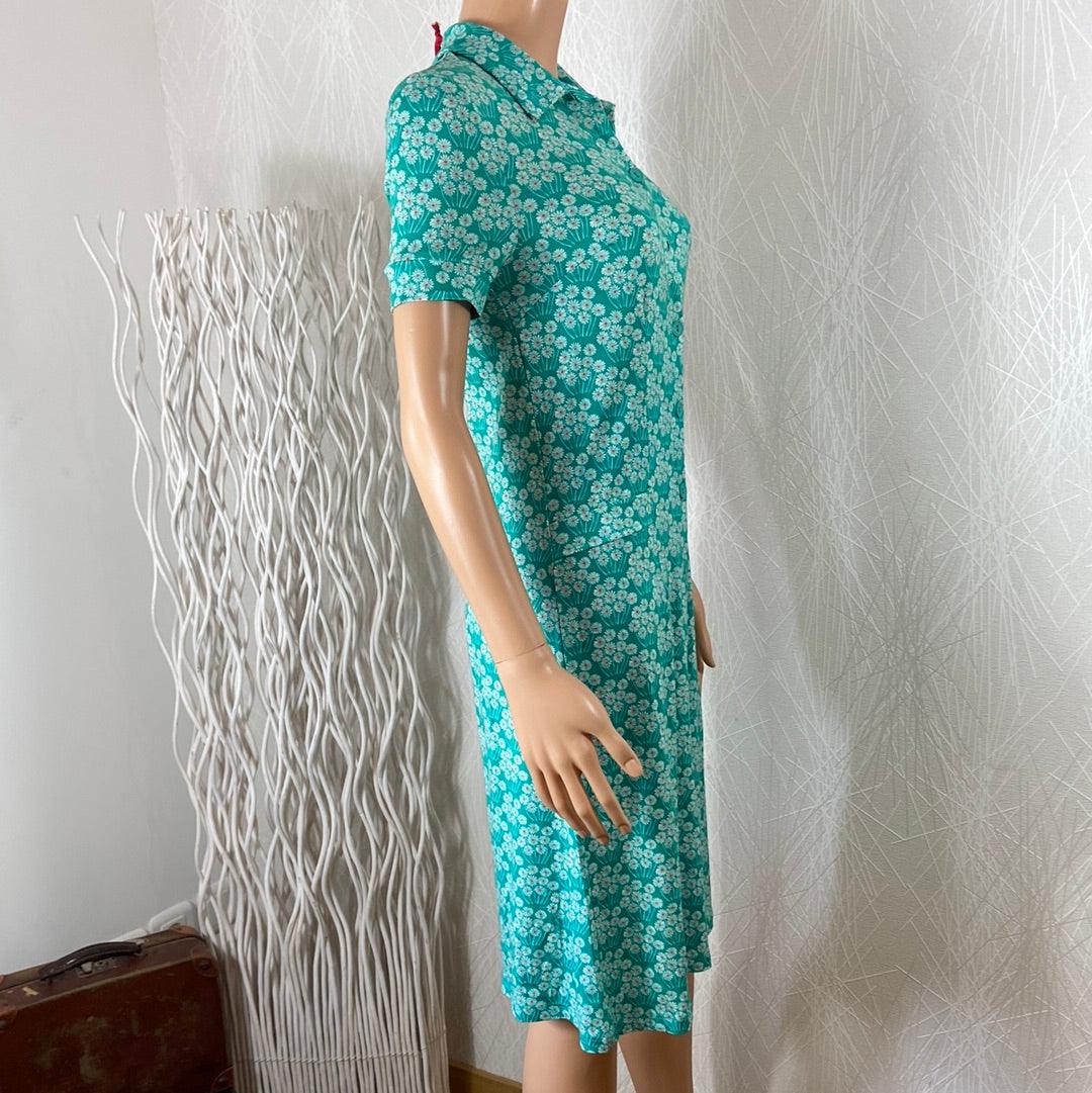 Robe fleurie bleu turquoise style vintage 60's Isidora Who’s That Girl - Offre-Unique