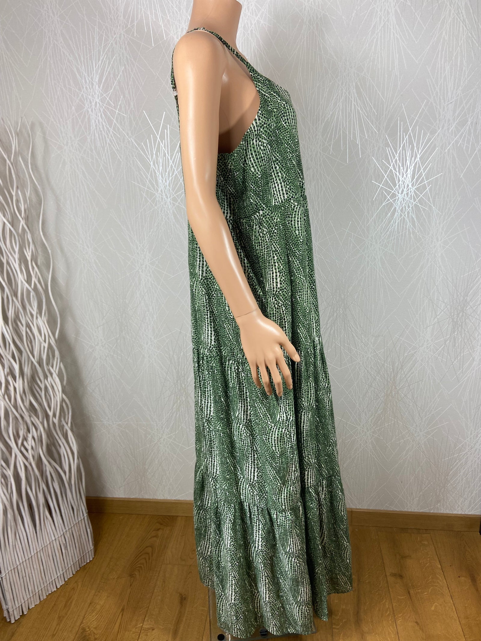 Robe longue légère à bretelles An’Ge