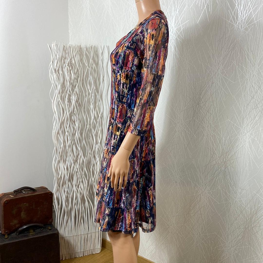 Robe doublée multicolore Le Singe de Julie - Offre-Unique