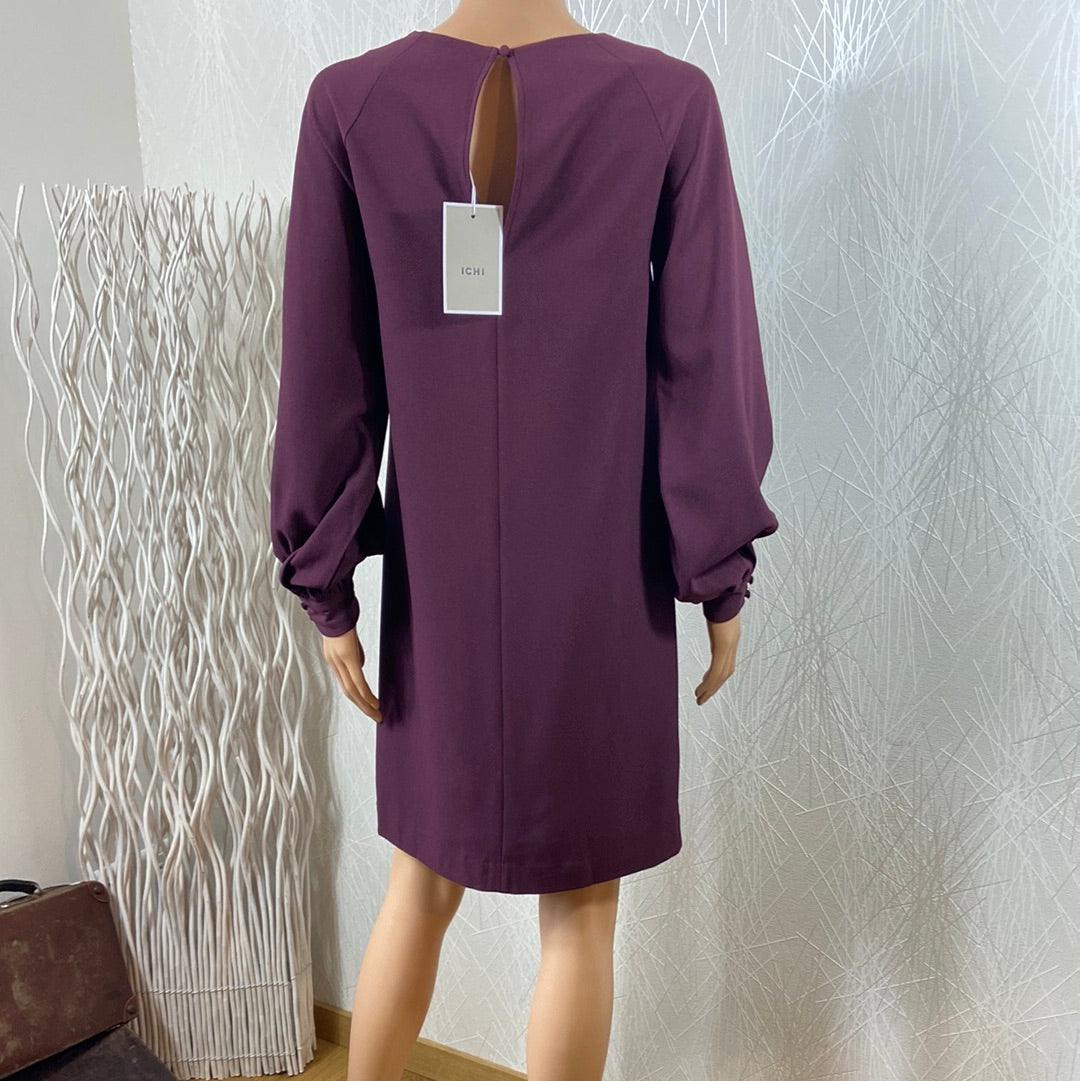 Robe bordeaux goutte d'eau coupe droite modèle Ihbanne Ichi - Offre-Unique