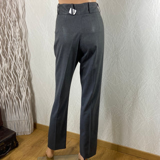 Pantalon de créateur style habillé femme taille haute par Tabala Paris