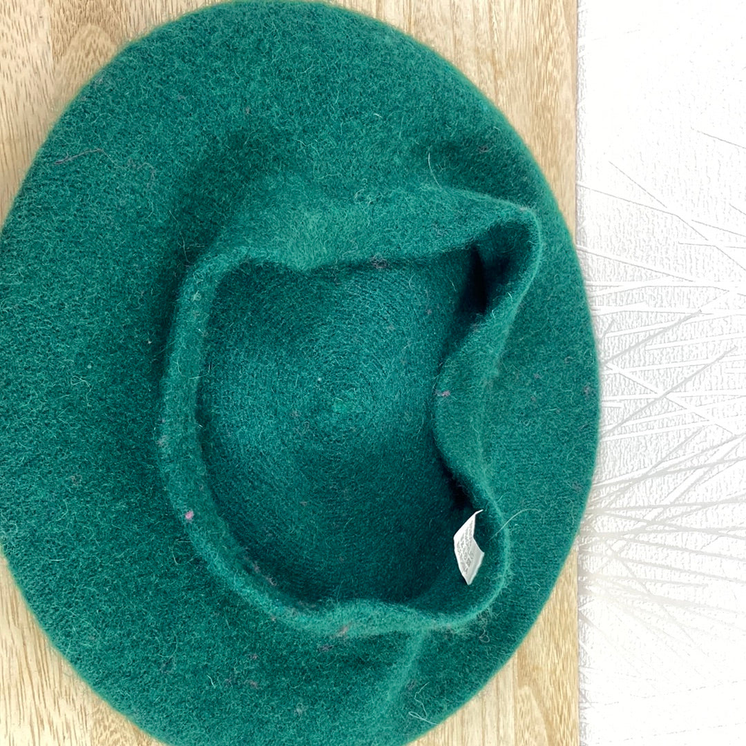 Béret vert chaud avec laine pour femme Fino et Fina - Offre-Unique