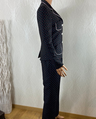 Tailleur pantalon de créateur Femme tissu crêpe Tabala Paris